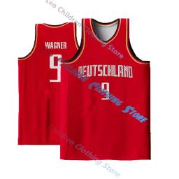 Camisa de basquete alemã respirável para crianças, colete sem mangas para meninos, tops esportivos de treinamento para homens e mulheres, verão, 2024 - Image 5