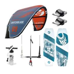 Cabrinha Azul Kite para Kiteboarding e Kitesurf, Pacote Completo em Stock, Desconto Pirce, 12m - Image 1
