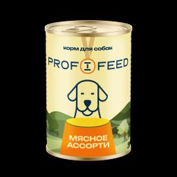 Alimentos enlatados profifeed para cães carne sortidas 340g, 12 peças. - Image 3