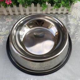 Comedouro bededouro inox antiderrapante para animais de estimação catrro gato porte pequeno médio grande - Image 5