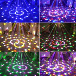 Bola Maluca RGB 30w Globo Maluco DMX DJ Sensor de Musica Esfera Colorida Led Festa E Balada - Image 3