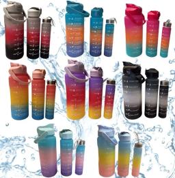 KIT 3 GARRAFAS 2Litros 900ml 300ml Squeeze Fases Motivadoras Adesivos 2D 3D - Image 5