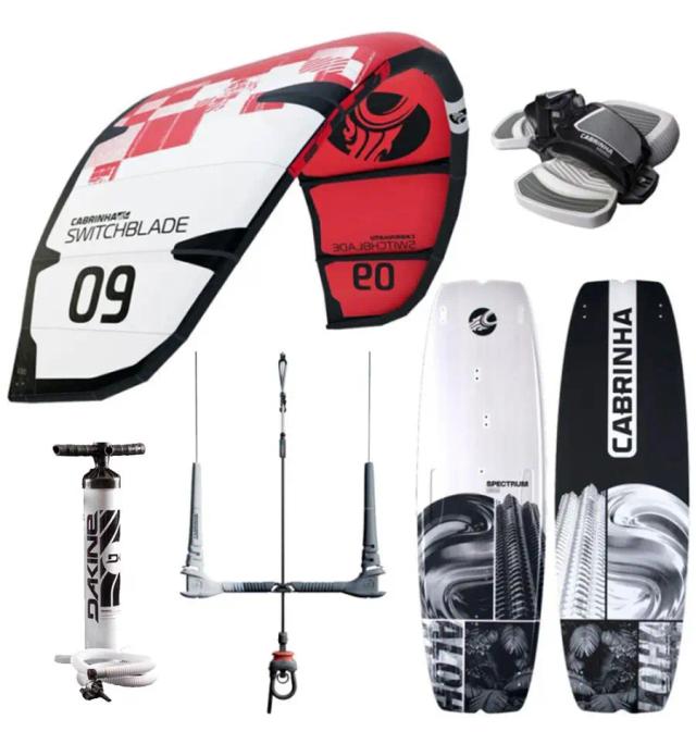 Cabrinha Switchblade + Spectrum Kitesurf, Pacote Completo com Garantia, Oferta De Desconto