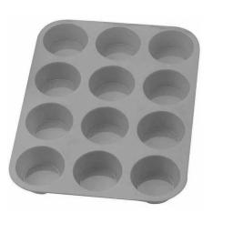 Forma de Silicone Antiaderente - 12 Cavidades para Muffins e Cupcakes - Image 6