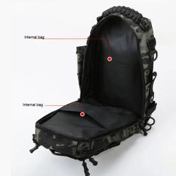 Mochila impermeável para caminhadas ao ar livre para homens, mochila de escalada e trekking, mochila de montanhismo, 60L - Image 4