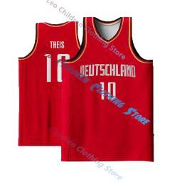 Camisa de basquete alemã respirável para crianças, colete sem mangas para meninos, tops esportivos de treinamento para homens e mulheres, verão, 2024 - Image 6