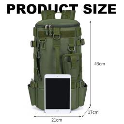 Mochila de pesca tática para homens, caixa de atração, armazenamento de engrenagens, ao ar livre, caminhadas, viagens, esportes, impermeável, escalada, ciclismo - Image 4