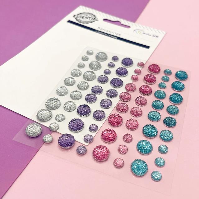Adesivos Criativos em Cristal Strass para Artesanato, Auto-Adesivos 3D para Decorar e Presentear