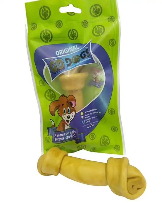 Petisco Defumado GDDogs Osso Nó para Cães 5x6 - 1 Peça deliciosa