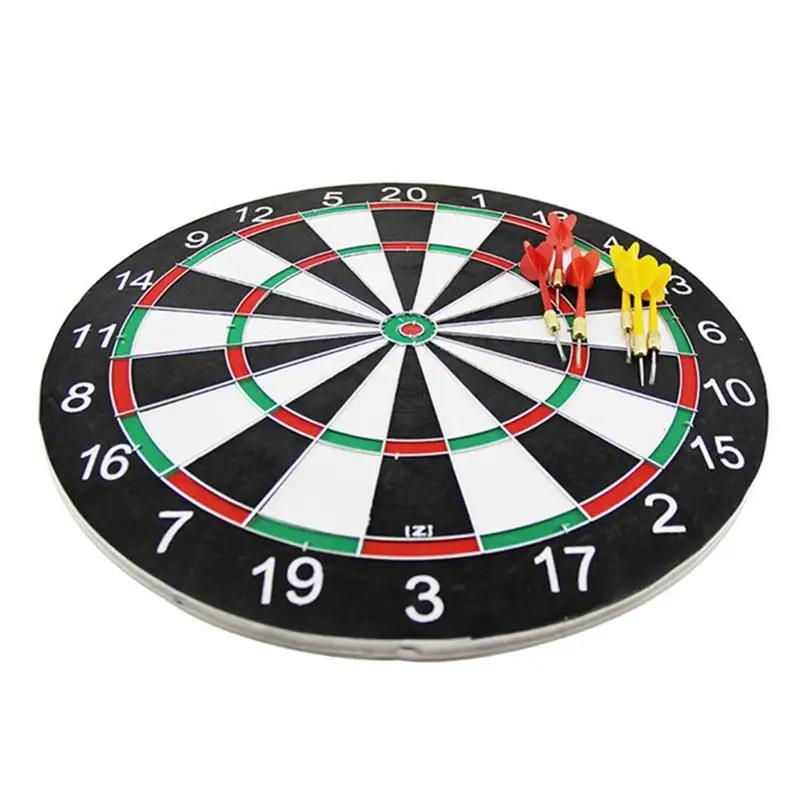 jogue dardos como um profissional! Nosso Jogo de Dardos Dupla Face possui alvo grande de 30 cm e 4 dardos de alta quali - Image 1