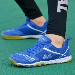 Lefus tênis masculinos tênis de badminton tamanho 36-45 mulher anti deslizamento de pouco peso tênis de mesa esportes sapatos de atletismo handebol - Image 3