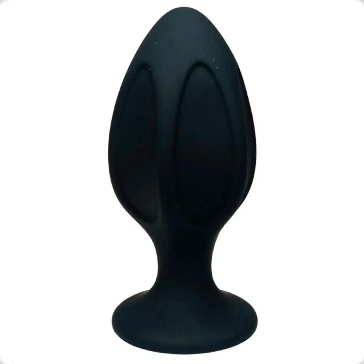 Plug Anal Pequeno em Silicone com Textura de Relevo - Image 1
