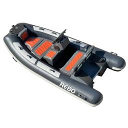 Alumínio casco Hypalon PVC rígido barco inflável, Remo barco esporte, 11ft, RHIB 330, certificado CE - Image 1