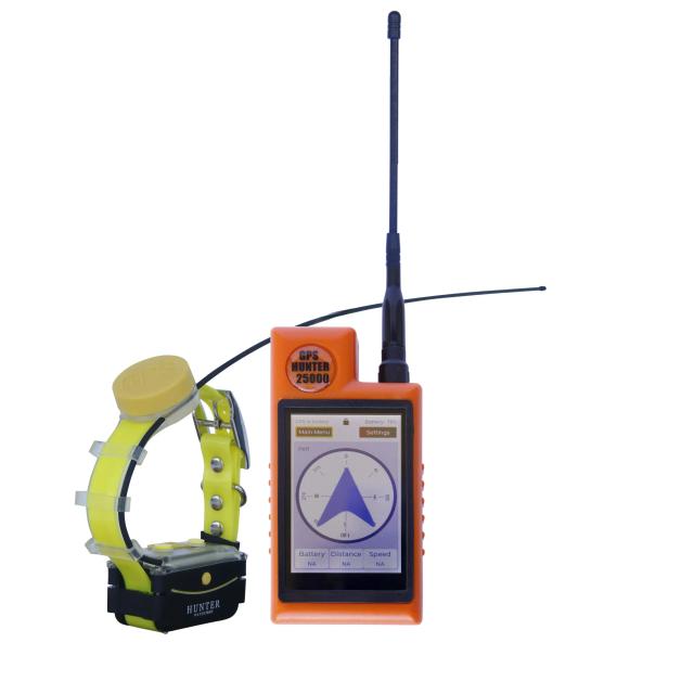 À prova d'água GPS 25000 PRO COMPASS GPS COLAR DE CÃO COM CONTROLE REMOTO LCD de 3,5 polegadas