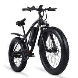 Mountain Bike elétrico para homens, Fat Tire Ebike, bicicleta adulta, bateria de lítio, 26 na E-bike, 48V, 1000W, 17AH, MX02S, 2024 - Image 2