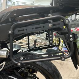 Multifuncional alumínio liga Side Box Bracket, Universal, rápido destacável, DIY, 28L, 38L, motocicleta - Image 2