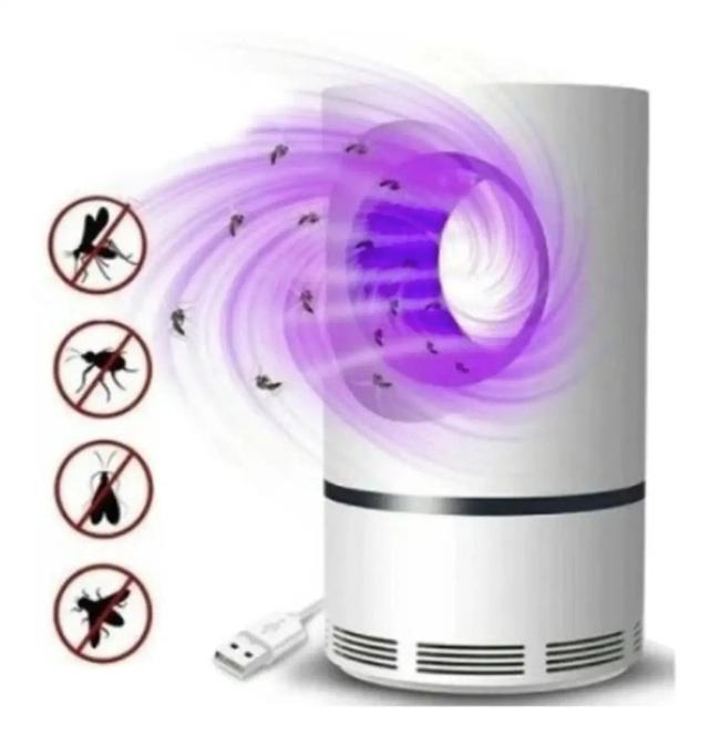 Lâmpada Abajour LED Armadilha Eficaz para Mosquitos e Pernilongos