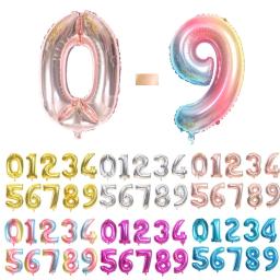 Bexigas Balões Metalizado Balão Número Foil Para Aniversário, Casamentos e Chá de bebê - Image 2