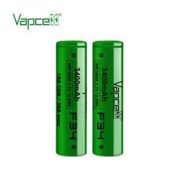 Alta qualidade vapcell f34 3400mah inr18650 10a 3.6v li-ion recarregável substituição 18650 35e 3500mah 10a para banco de potência - Image 2