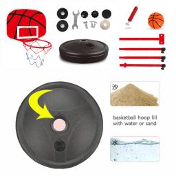 Criança ajustável basquete hoop 63-150cm suporte rack para crianças bebê ao ar livre indoor bola esporte backboard aro atirar crianças brinquedo - Image 2