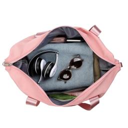 Impermeável Nylon Viagem Duffle Bag para Mulheres, Sacolas de Ginástica Esportiva, Grande Capacidade, Bolsa de Bagagem de Armaze - Image 4