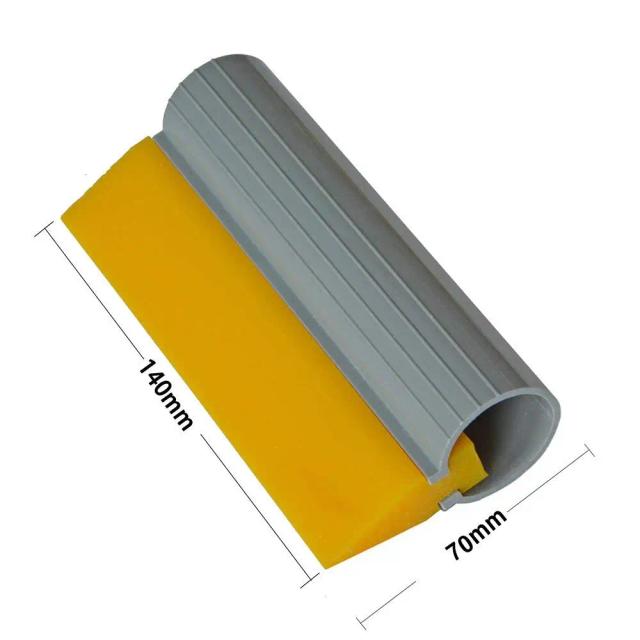 Rodo de Janela Turbo Ehdis com Lâmina de Borracha e Silicone - Ferramenta Eficiente para Limpeza de Água, Gelo e Neve em Carros e Vidros.