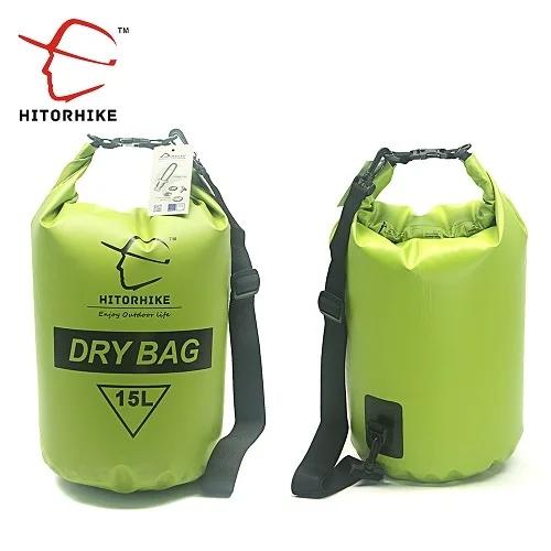 Dry Bag Impermeável de 15L e 25L para Natação, Rafting, Caiaque, Trekking em Rio e Canoagem