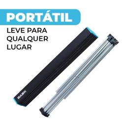 Mesa Alumínio Dobrável Portátil Churrasco Acampamento Jardim Praia Pesca Varanda Médio + Bolsa Bask - Image 4