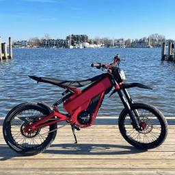 Armazém EUA/UE Red Edition 2025 Talaria XXX Bicicleta elétrica da sujeira 6500W 40AH Mountain E-Bike de alta potência 60V Melhor venda - Image 3