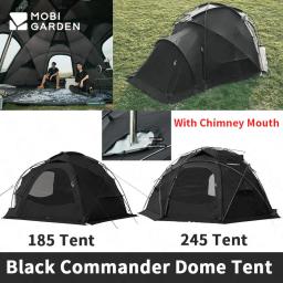 MOBI JARDIM-Tenda Dome impermeável com chaminé, Nylon, Camadas duplas, espaço grande, viagens ao ar livre, Camping, 160 cm, 185 cm, 245cm - Image 1