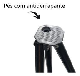 Cadeira Dobrável Resistente Com Bolsa Porta Copos Camping - Image 4