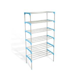 Sapateira Vertical Inox Luxo 18 Pares 6 Prateleiras - Image 6