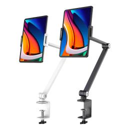 Bewiser-Liga De Alumínio Xiaomi Suporte Do Telefone Móvel, Tablet Mount, iPad Stand, Clipe De Mesa, Cama, 4.7-15.6" - Image 3