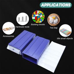 Organizador Montável Caixa De Armazenamento, Caixa De Parafuso, Gaveta De Plástico, Armazenamento De Peças Para Jóias, Hardware E Gabinete De Artesanato - Image 5