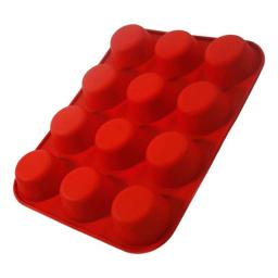 Forma de Silicone Antiaderente - 12 Cavidades para Muffins e Cupcakes - Image 4