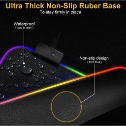 Mouse pad Gamer Led Rgb 7 Cores Tamanho Grande 80 X 30cm Usb - Image 5