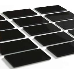 Cartão do lugar acrílico preto, Sinal de nome, Table Number Card, Placa de nome em branco, Gráfico Assentos, Tag, Wedding Table Setting, Banquete - Image 6