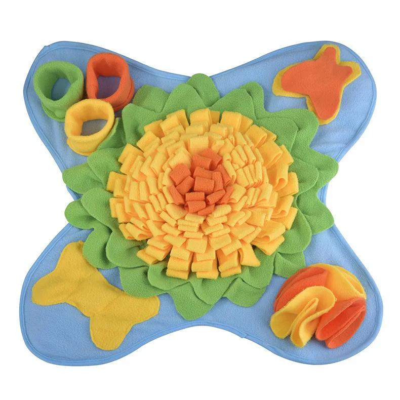 Snuffle Mat for Dogs Tapete de alimentação para cães Sniff Matress Enriquecimento interativo para cães Nariz Snuffle Cobertor para treinamento de cães idosos - Image 1