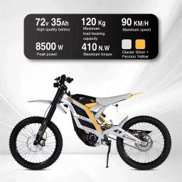 2025 Fornecimento de fábrica 79 bike pro 8500W 74V 90KM/H Offroad Motocicleta E-Dirt Bike Motocicleta elétrica para venda - Image 5