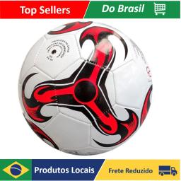 Bola Futebol Campo Tamanho Oficial Costurada Número 5 - Image 1