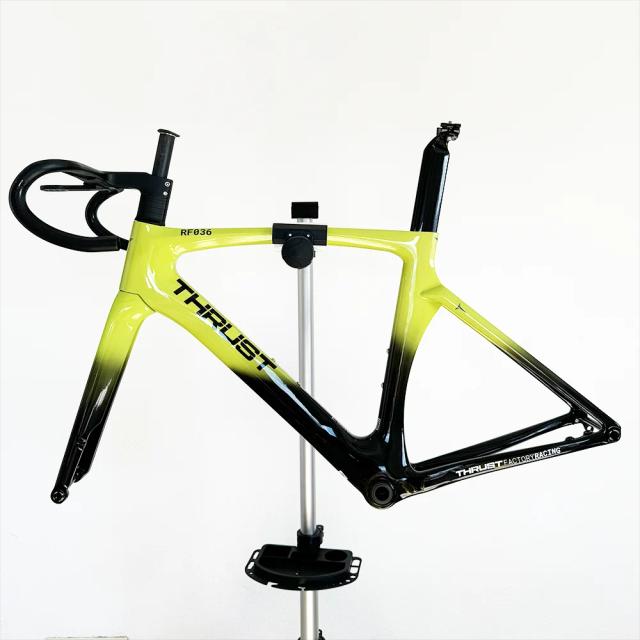 Quadro de Bicicleta de Estrada Carbono Completo Fibra de Carbono Leveza Aerodinâmica