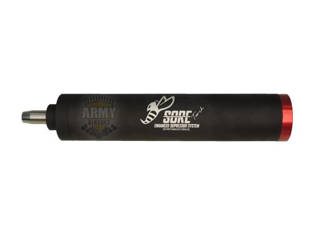 Silenciador Supressor para Airsoft Sea com Dimensões de 140 x 28 mm