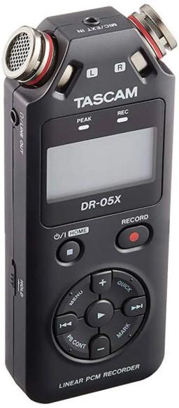 TASCAM DR-05X PROFISSIONAL Gravador de Áudio Digital Portátil ​LCD gráfico 128 x 64 pixels ENVIO RÁPIDO - Image 2