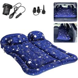 Colchão De Ar Portátil SUV, Almofada De Cama De Acampamento, Travesseiro Cama De Carro Inflável Para O Assento Traseiro - Image 1