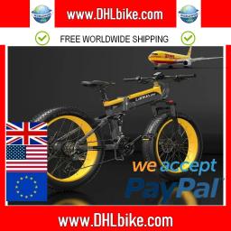 Lankeleisi-bicicleta dobrável elétrica, mountain bike, 1000w, 48v, 26 polegadas - Image 1