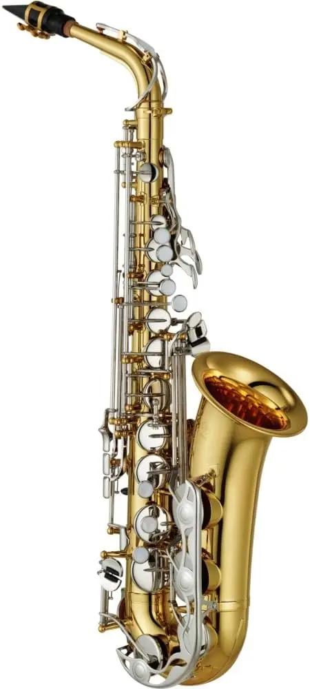 Saxofone Laca Novo YAS-26 com Chaves de Níquel e Alto Padrão