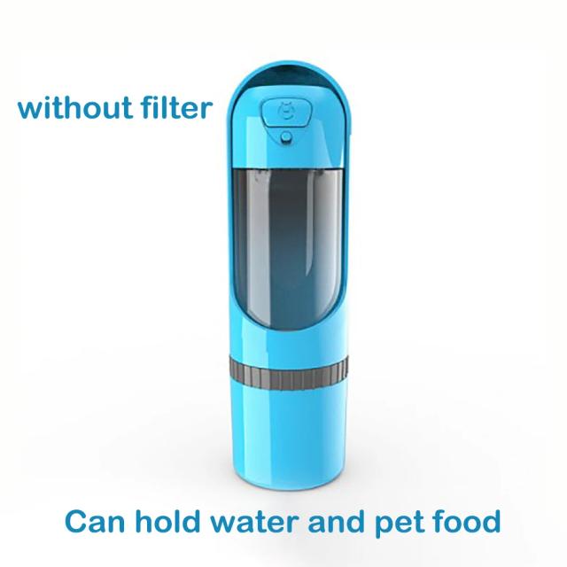 Filtros de Carbono para Garrafa de Água Portátil 300ml: Tigela de Bebida e Dispensador para Cães e Gatos em Aventuras ao Ar Livre
