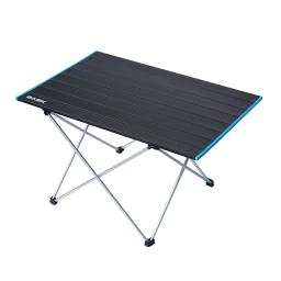 Mesa Alumínio Dobrável Portátil Churrasco Acampamento Jardim Praia Pesca Varanda Médio + Bolsa Bask - Image 1