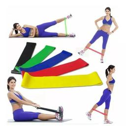 Kit 5 Faixas elásticas Thera Mini Band Fisioterapia Multifuncional Crossfit - Image 6