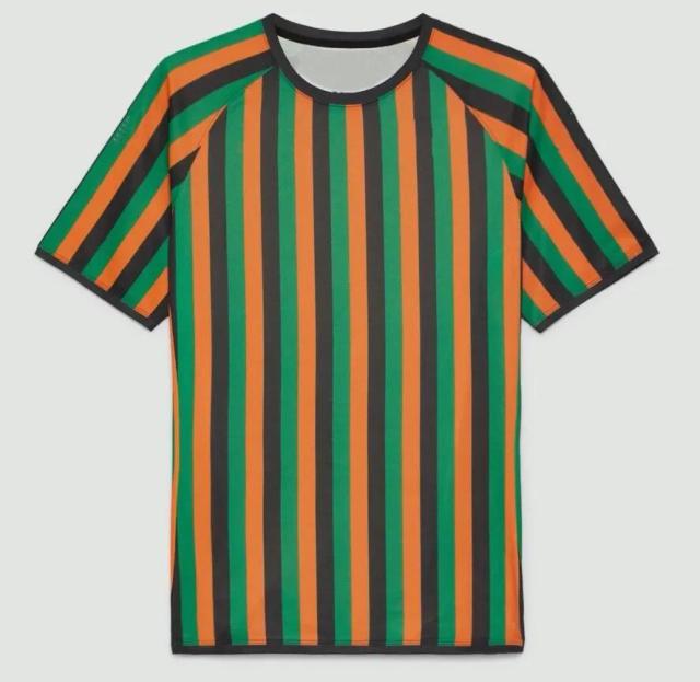 Camisa de Futebol Venezia Infantil com Impressão 3D, Secagem Rápida e Estilo Y2K, Tamanhos Grandes 24 e 25